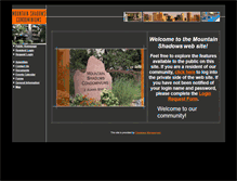 Tablet Screenshot of mountainshadowshoa.net